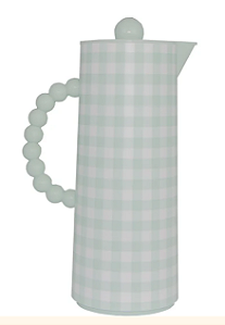 GARRAFA TERMICA BUBBLE DOT VERDE AGUA XADREZ