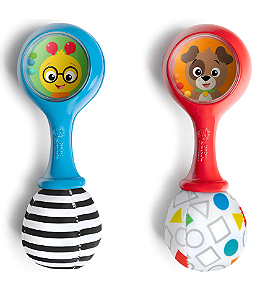 Kit 2 Chocalhos Shake & Groove - Baby Einstein, Centopeia e Cachorrinho
