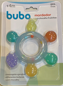 MORDEDOR COM CHOCALHO FRUTINHAS - BUBA