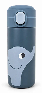 Garrafa Térmica Infantil Parede Dupla Cloudy Elefante 320ml Buba