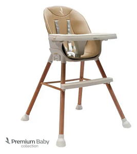 Cadeira de Alimentação Executive 5 em 1 Bege Premium Baby