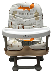Cadeira De Alimentação Portátil Cloud Bege Fox Premium Baby