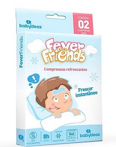 Compressa Refrescante para Alívio da Febre Fever Friends - Babydeas