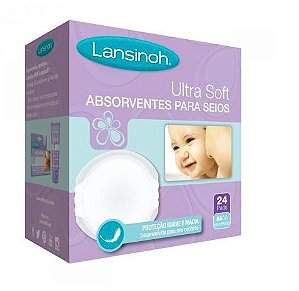 Absorvente de Seios Descartáveis (24 unidades) - Lansinoh