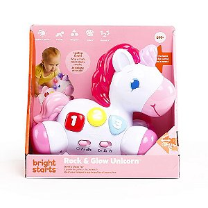 Brinquedo Unicornio Corredor Musical Rock & Glow - Bright Starts