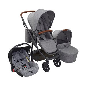 Carrinho de Bebê ABC Design - Como 4 Woven Grey