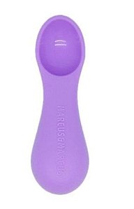 Colher em Silicone para Treinamento Baleia Lilas - Marcus & Marcus