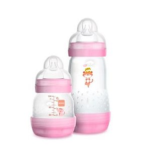 Mamadeira Easy Start 130ml + 260ml Rosa - MAM