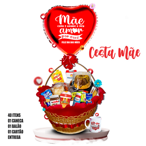 Cesta Dia das Mães - 40 Itens