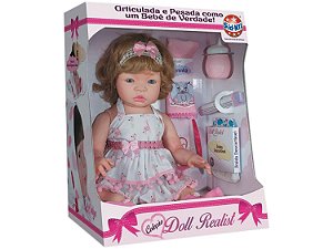 Boneca Reborn Doll Realist Kayla com Acessórios