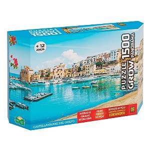 Quebra Cabeça Puzzle Horizonte Grego 750 Pçs Grow