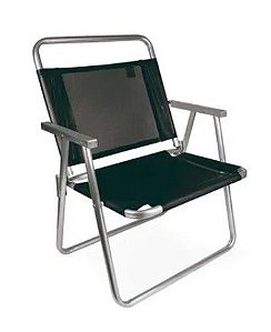 Cadeira Mor Aluminio Oversize 2153 Preta