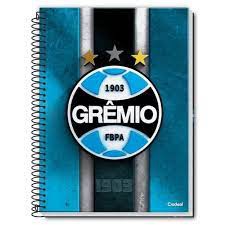 Caderno CD 10X1 200f Grêmio Credeal