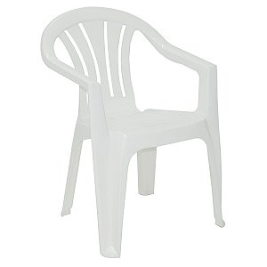 Cadeira Bertioga em polipropileno branco Tramontina  92207/010