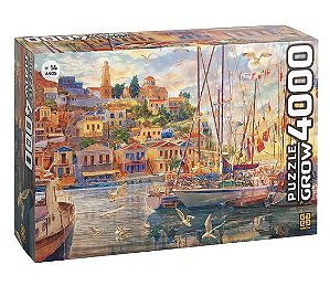 Jogo Quebra Cabeça Panorama Castellammare Del Golfo 1500 Peças