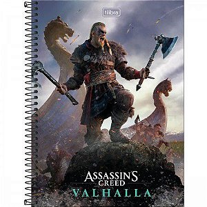 Caderno espiral capa dura 1/1 Assassin's Creed 80F Tilibra