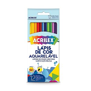 Lápis de cor aquarelável C/12 Acrilex