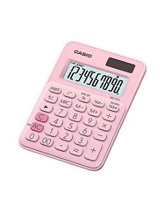 Calculadora de mesa 10 dígitos MS-7UC-RD rosa claro Casio