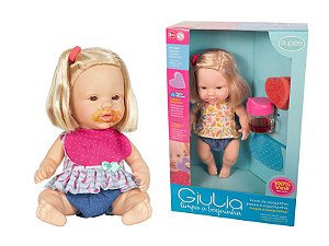 Boneca Giulia Limpa Boquinha Puppe