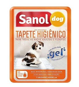 Tapete higiênico Sanol Dog c/7