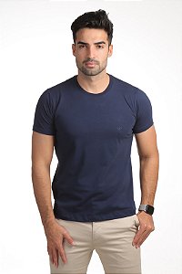 Camiseta minimalista fahalo Marinho
