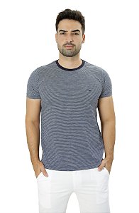 Camiseta listrada fahalo  Marinho