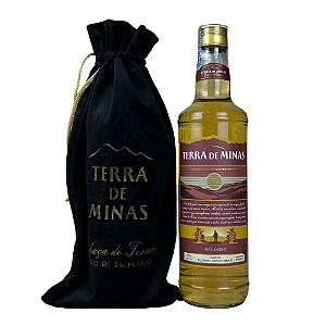 CACHAÇA TERRA DE MINAS BÁLSAMO 700ML + SACO VELUDO