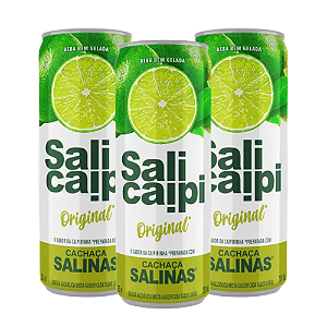 SALICAIP LIMÃO ORIGINAL 355ML C/ 3 LATAS