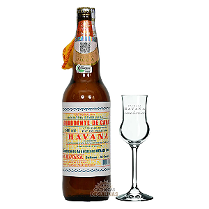 KIT CACHAÇA HAVANA + TAÇA EXCLUSIVA