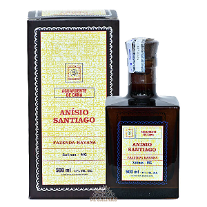 CACHAÇA ANISIO SANTIAGO EDIÇÃO ESPECIAL 80 ANOS 500ML