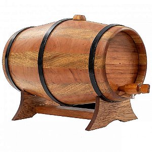 Barril de Madeira Amburana e Jequitibá 5 L