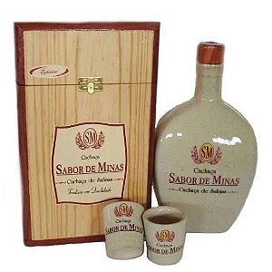 Kit de Cachaça Sabor de Minas Porcelana Vertical 670 ml