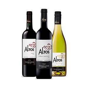 Kit 3 Vinhos Argentinos Altos del Plata