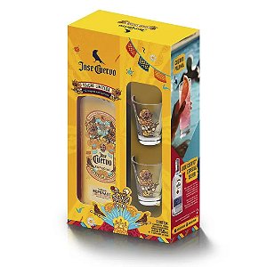 Tequila José Cuervo Calavera 750ml + 2 Copos de Shot