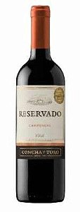 Vinho Reservado Concha Y Toro Carmenere 750ml