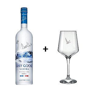 Vodka Grey Goose 750ml + Taça