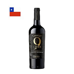 Vinho Gato Negro 9 Lives Reserva Cabernet Sauvignon 750ml