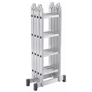Escada Articulada Multifuncional 4x4 16 Degraus em Alumínio Reisam