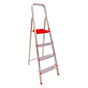 Escada 4 Degraus Alumínio Doméstica Botafogo