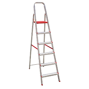 Escada 6 Degraus Alumínio Doméstica Botafogo