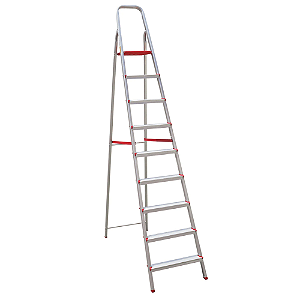 Escada 9 Degraus Alumínio Doméstica Botafogo