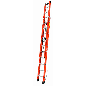 Escada Extensiva Fibra Vazada 6,60 / 11,10 - 36 Degraus Esca-Fort