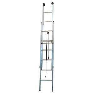 Escada Extensiva de Alumínio 06 Degraus - 2,10m / 3,30m Alulev