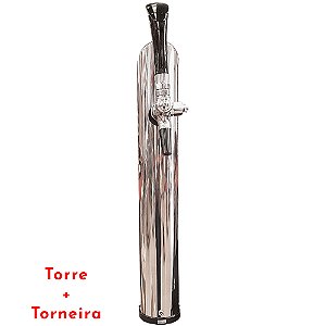 Torre De Cerveja Tipo Starlite 1 Saídas + Torneira - Vin Service