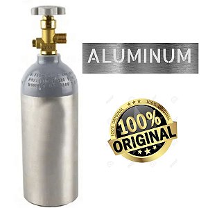 Cilindro de CO2 em Alumínio 1,13 kg (Portátil) - Sem Carga