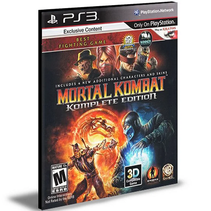 Mortal Kombat Komplete Edition Mk9 - Jogo Digital Ps3