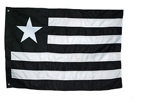 Bandeira Botafogo Fan 1 Face 77 x 1,28