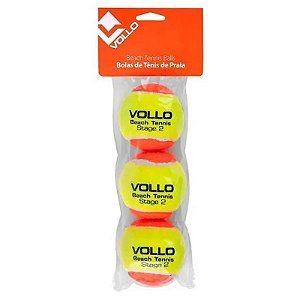 Bola Beach Tennis Vollo 3 unidades