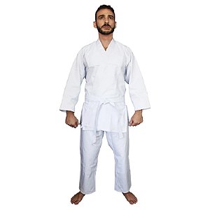 Kimino Judô Trançado Adulto Branco