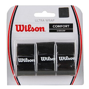 Overgrip Wilson Pro Preto Cartela com 3